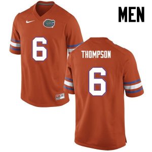 Men's Florida Gators #6 Deonte Thompson NCAA Nike Orange Authentic Stitched College Football Jersey EFW2862DQ